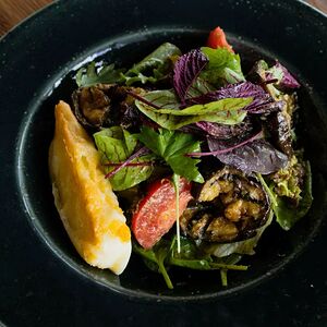 Салат с баклажаном