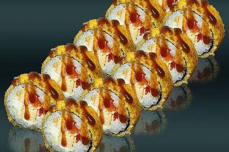 Жареный с курицей