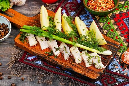 Селёдка с картофелем