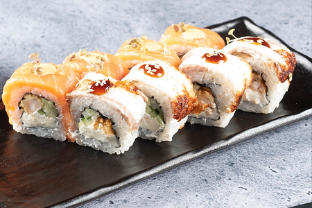 Ролл Филадельфия микс с угрем