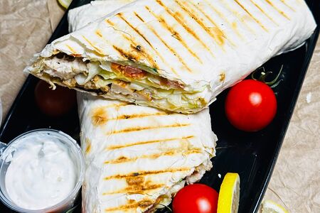 Шаурма с двойной порцией курицы