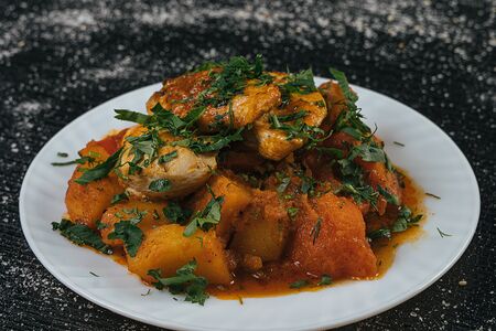 Оджахури с курицей