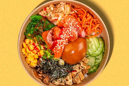 Боул с лососем