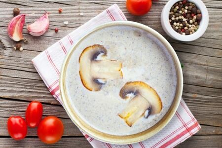 Крем-суп из шампиньонов