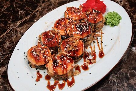 Закрытый ролл с курицей в кляре