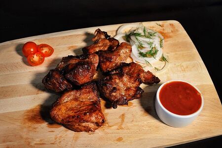 Шашлык из cвинoй шеи