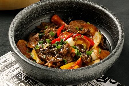 Говядина с овощами