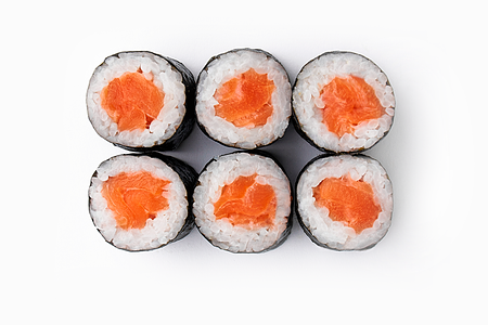 Маки-ролл с лососем