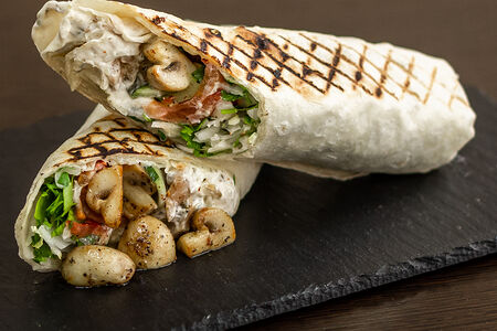Шаурма Грибная с курицей