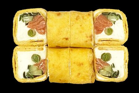 Жареная тортилья с семгой