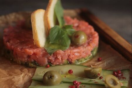 Тартар из лосося