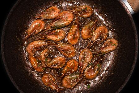 Креветки в соусе барбекю