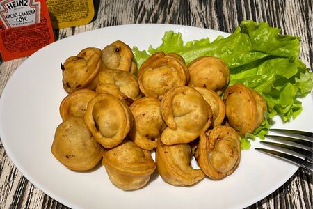 Пельмени жареные 10