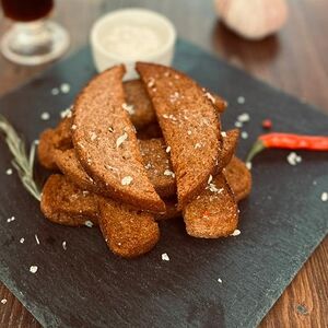Гренки чесночные