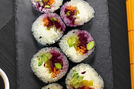 Овощной кимбап