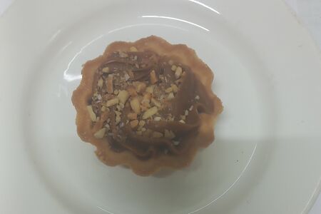 Корзиночка песочная с вареной сгущенкой