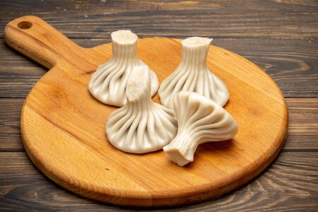 Хинкали со свининой и говядиной