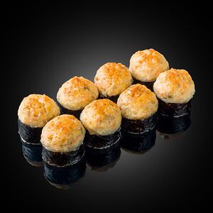 Филадельфия с крабом запеченный