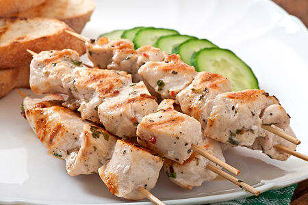 Шашлык из куриной мякоти