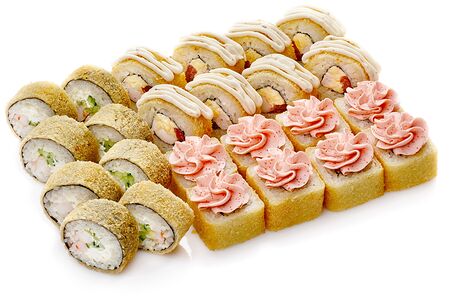 Вулкан с чесночным соусом