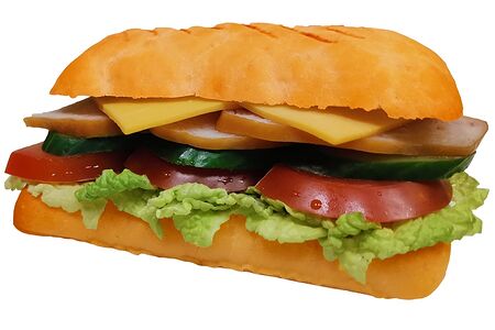 Сэндвич с курицей и сыром