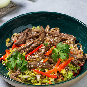 Лапша Соба с овощами