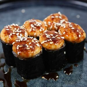 Запеченный ролл Кавай с лососем