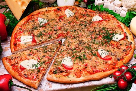 Пицца Курица-грибы