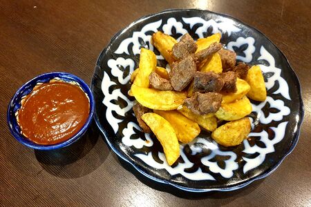 Картошка по деревенский с мясом