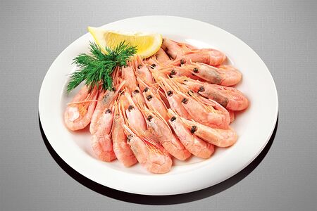 Креветки отварные