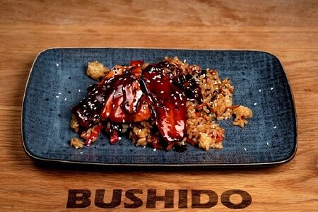 Тяхан с лососем