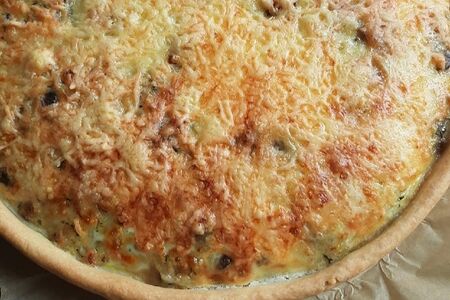 Киш с курицей, картофелем и сыром