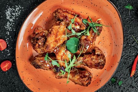 Крылышки в азиатском соусе