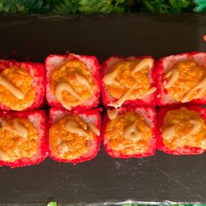 Запечённый с креветкой