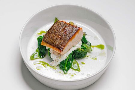 Стейк лосось