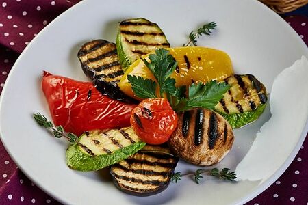 Овощи на углях