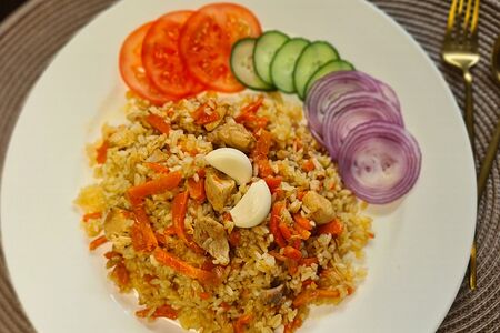 Плов с курицей