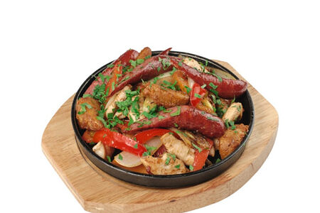 Жаркое фахитос с курицей