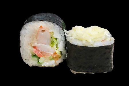 Ролл Цезарь с креветкой