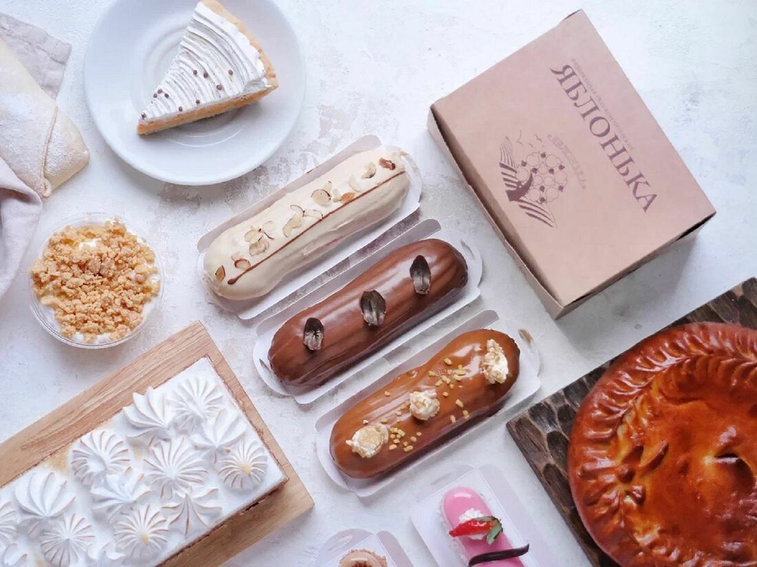 Сеть кондитерских яблонька