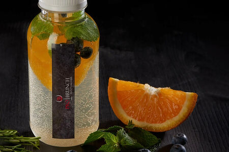 Домашний лимонад Голубика-апельсин