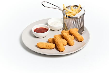 Хрустящие палочки с картофелем фри