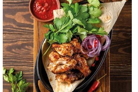 Шашлык из куриных крыльев