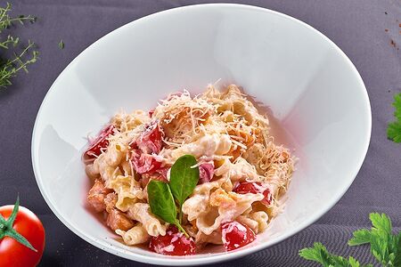 Паста с семгой