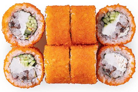 Сырная Калифорния с угрем