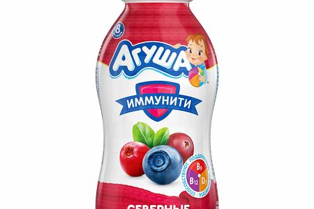Агуша иммунити Йогурт Северн ягоды 2,7%