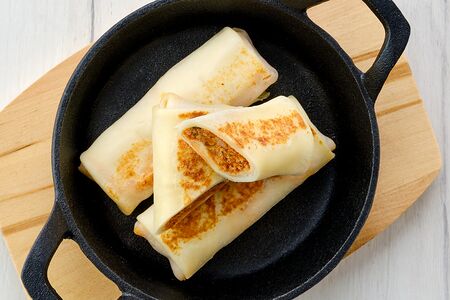 Блины с мясом