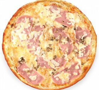 Пицца Пепперони с ветчиной и грибами