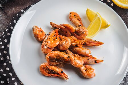 Креветки жареные