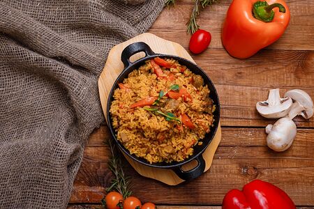 Плов с говядиной